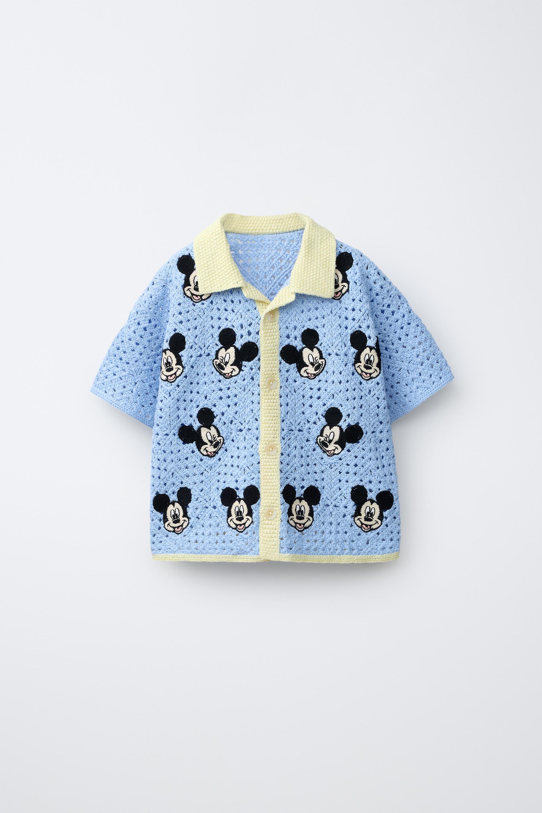 MICKEY MOUSE © DISNEY CROCHET KNIT SHIRT